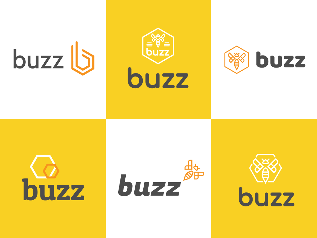 Logo exploration for Buzz Branding
