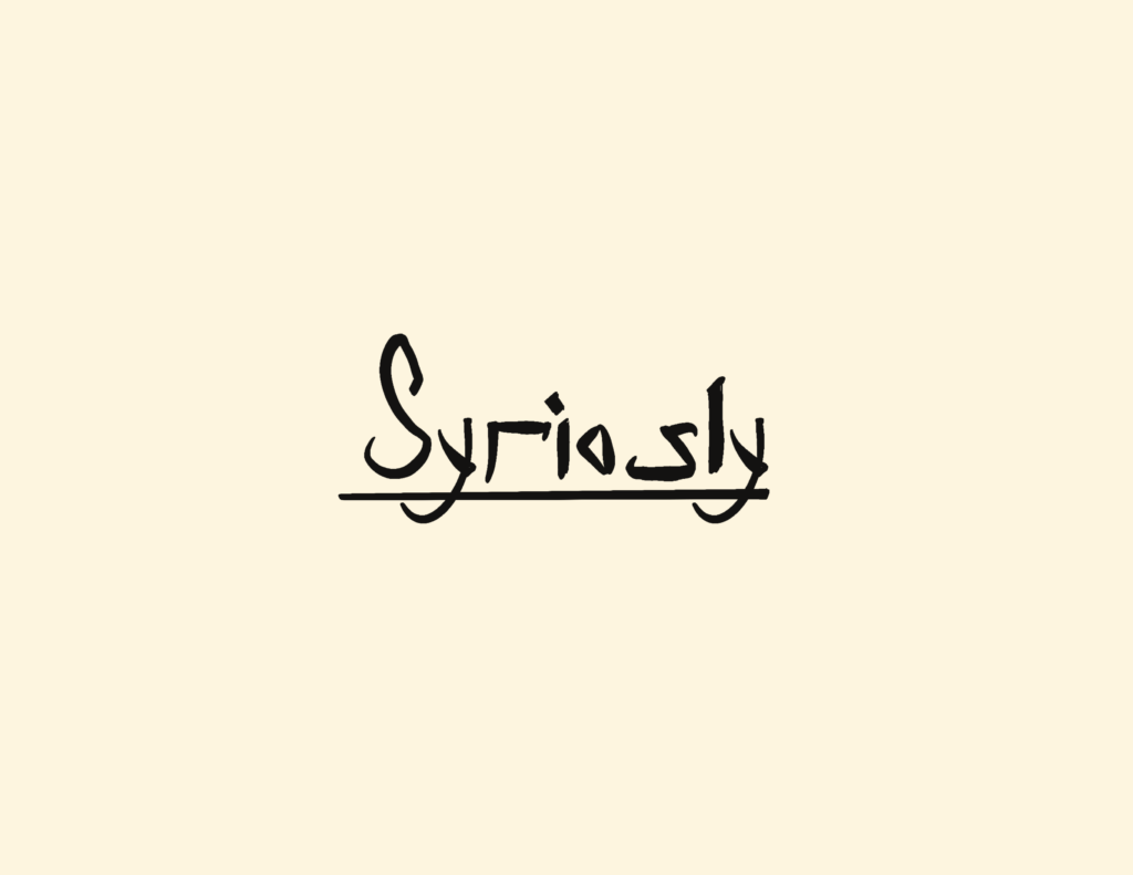 Syriously Logo sketch